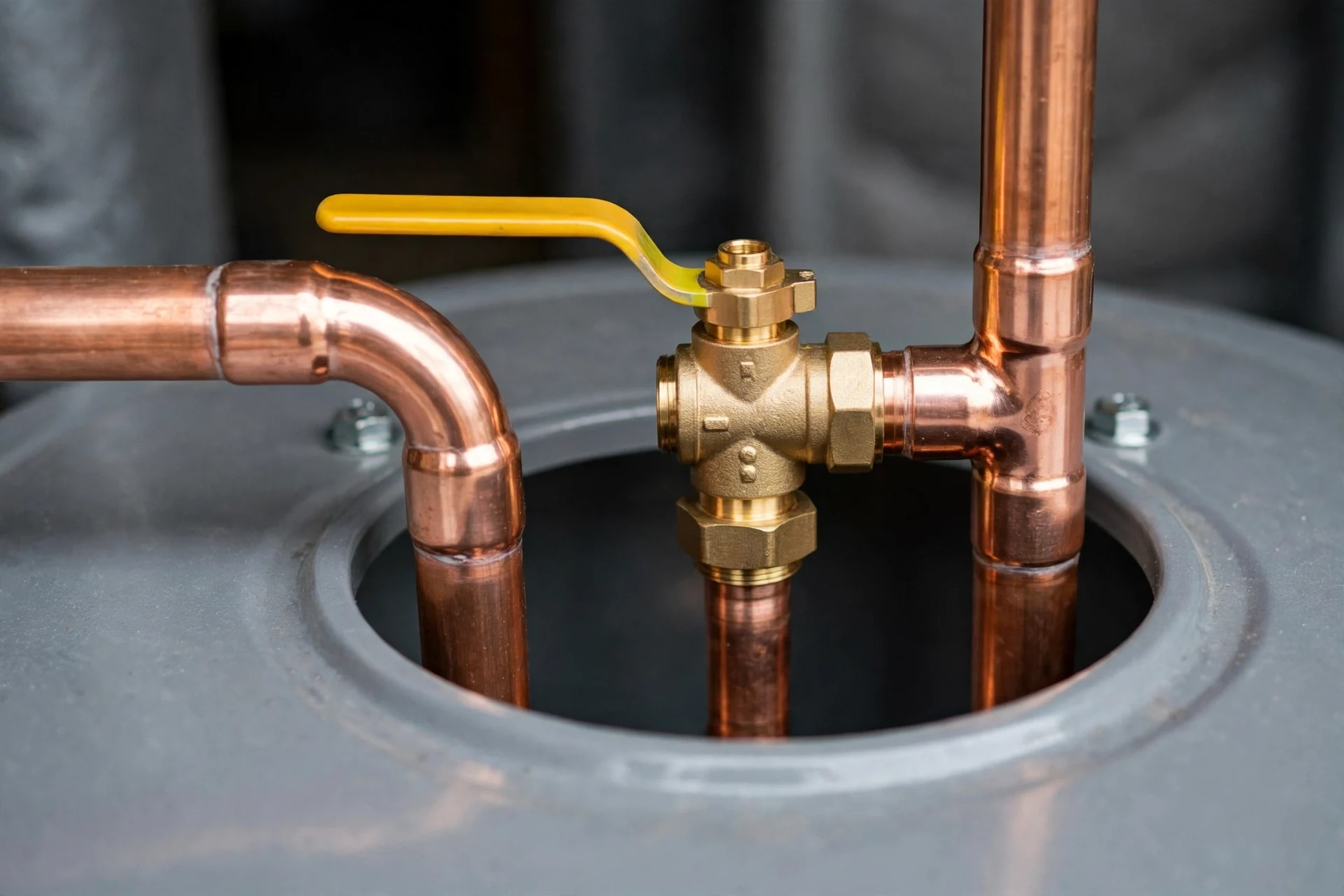 New copper, new valve, fully dry