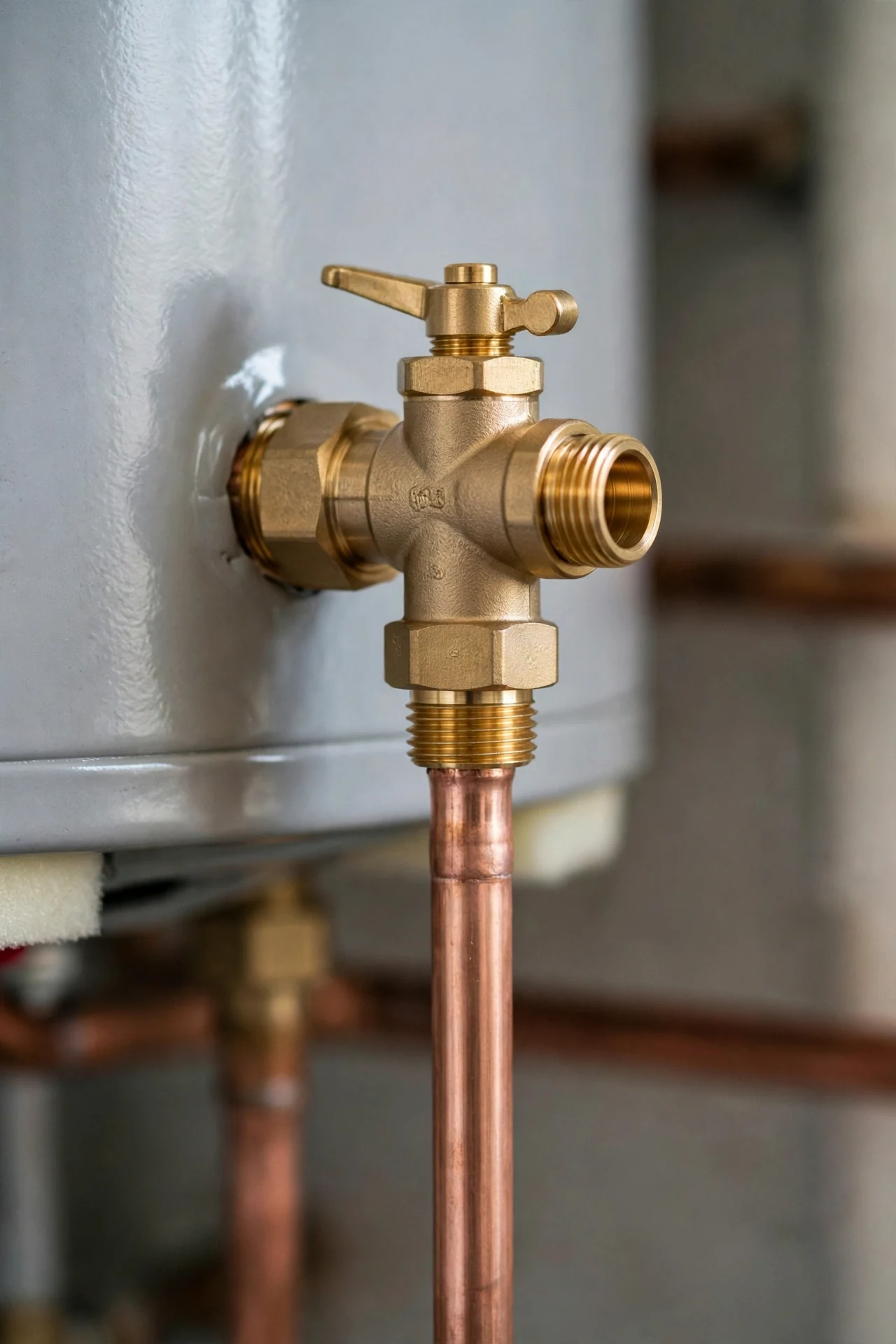 New brass valve, pressure checked