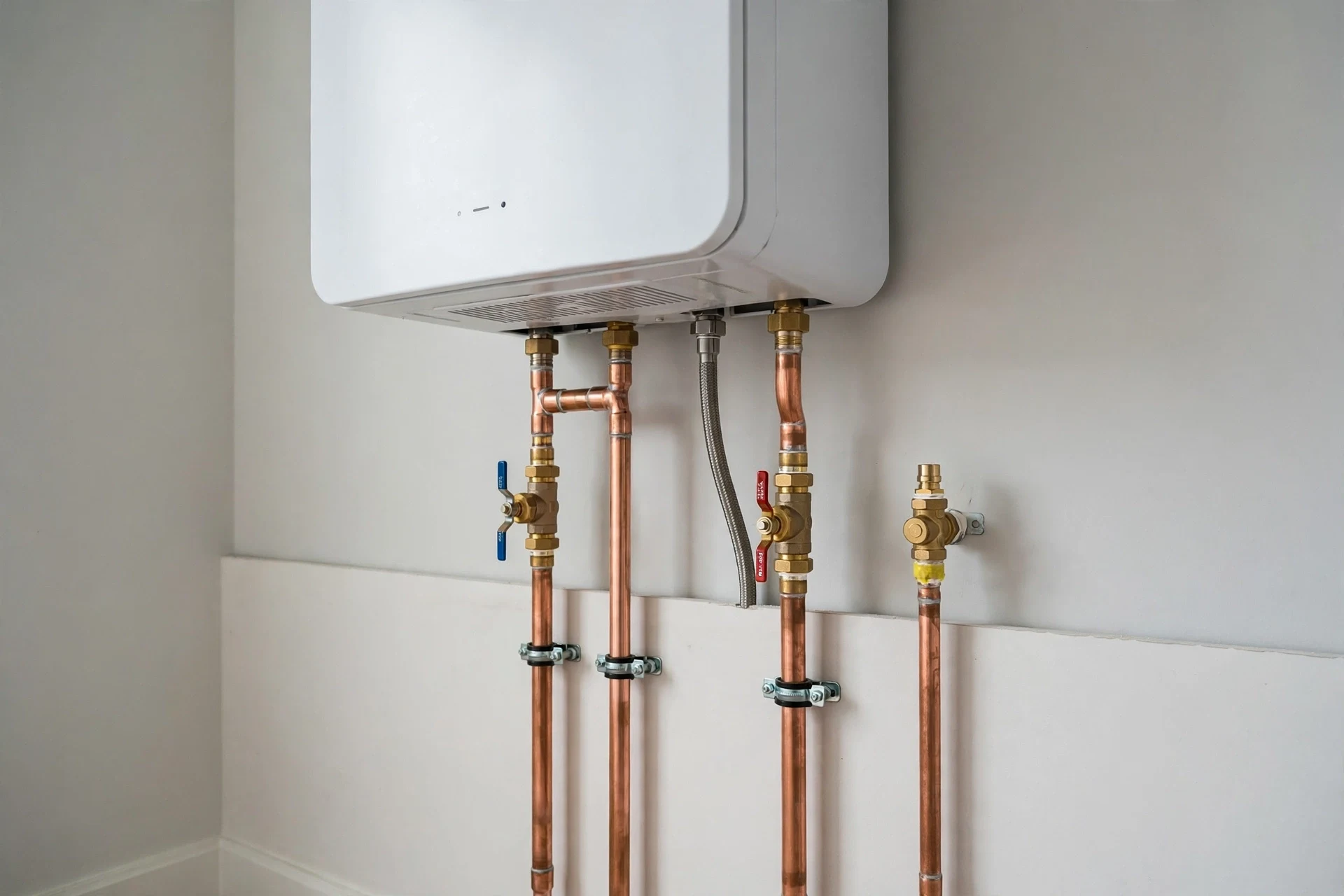 Fittings renewed, unit dry and descaled